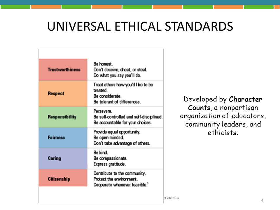 how do relative ethics compared to universal ethical standards