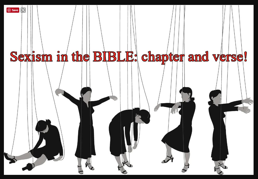 Sexism in the BIBLE: chapter and verse! | Damien Marie AtHope